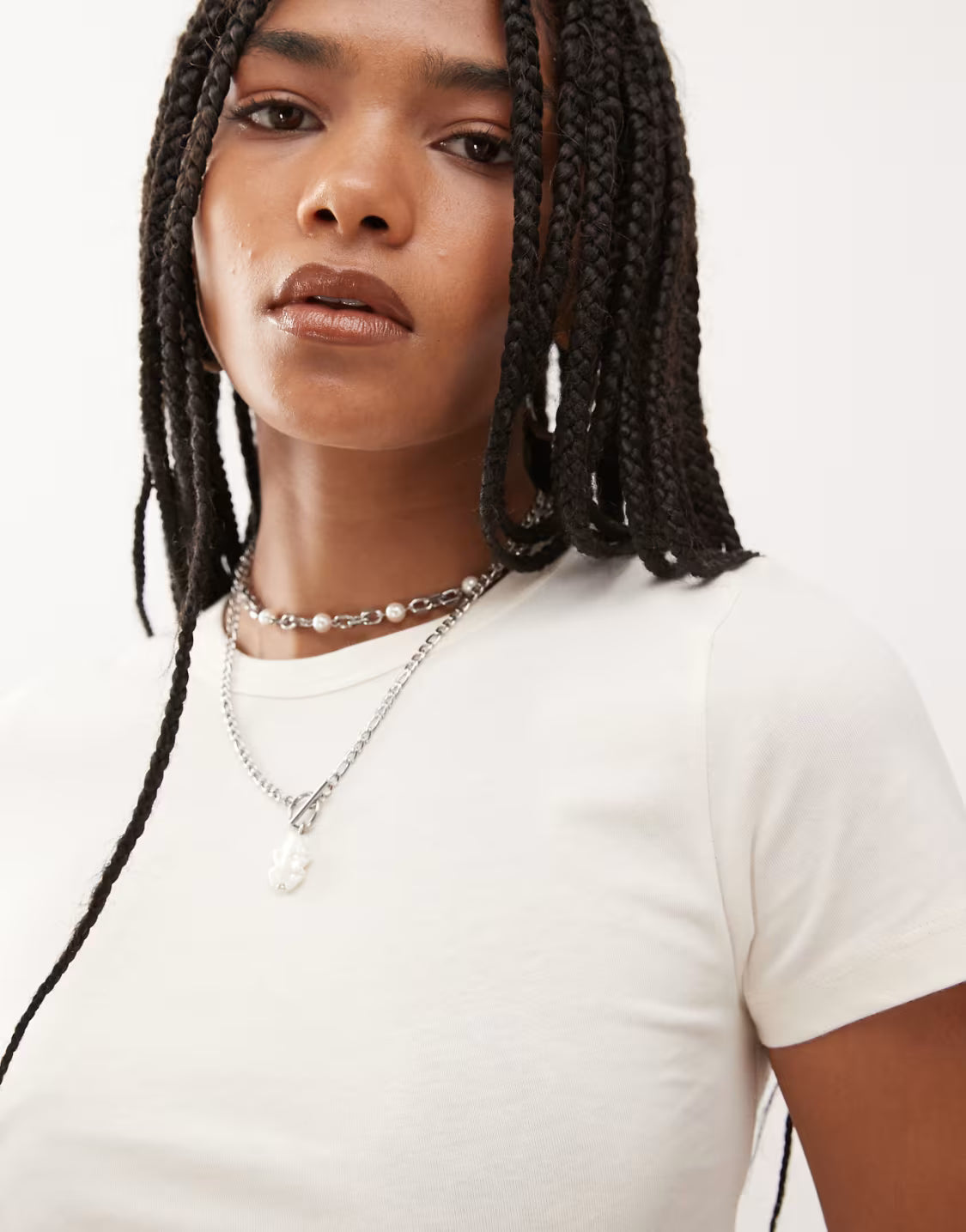 Reclaimed Vintage baby tee in buttermilk yellow — XS