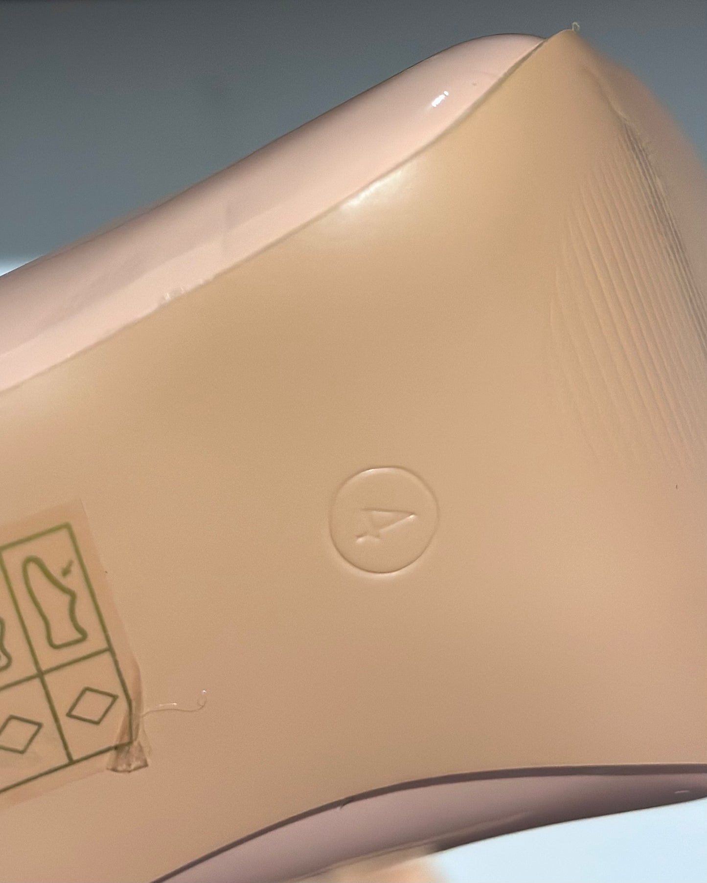 Missguided classic pointed stilettos in nude patent PU — Size 37