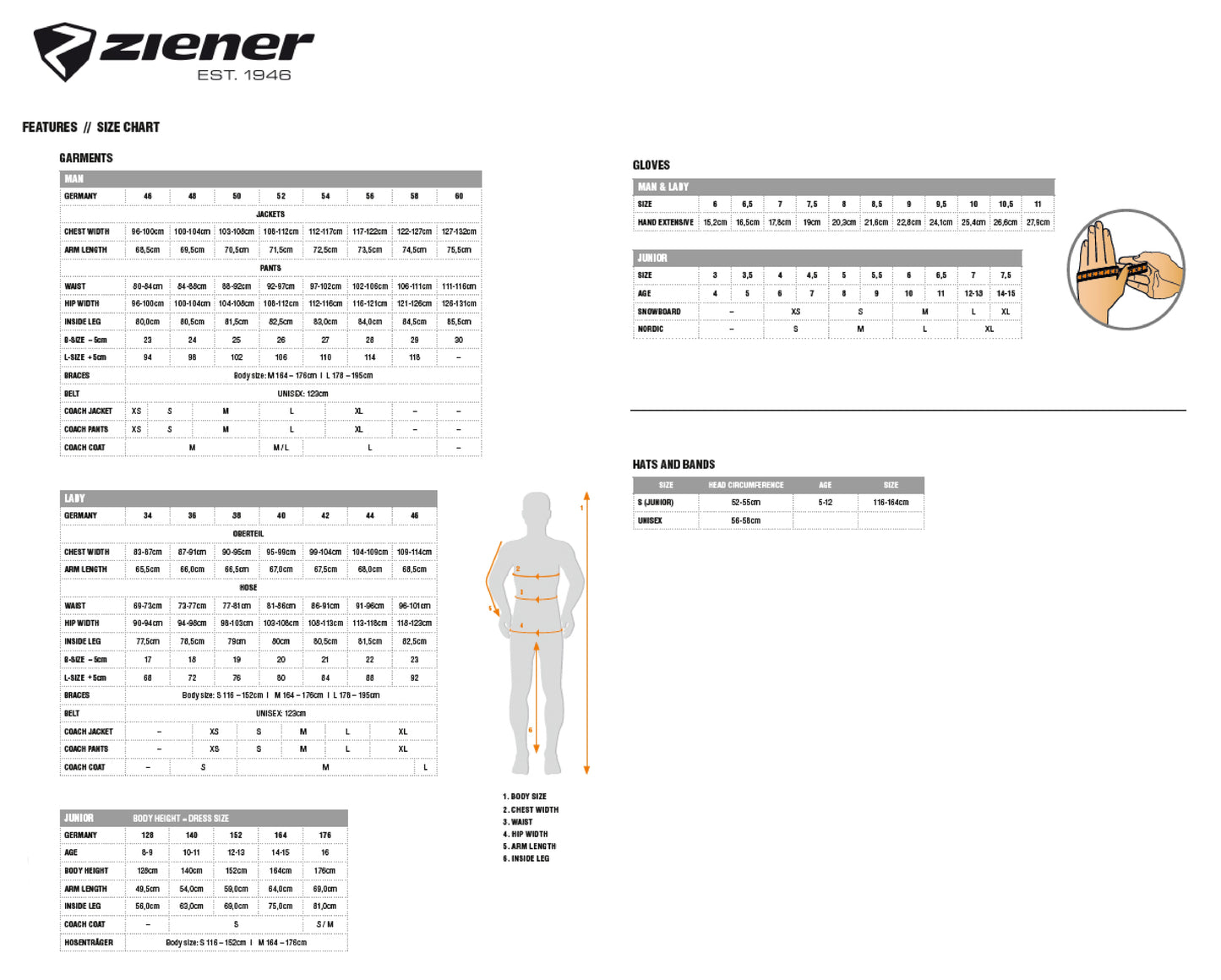 Ziener Imagio gloves — Size 8