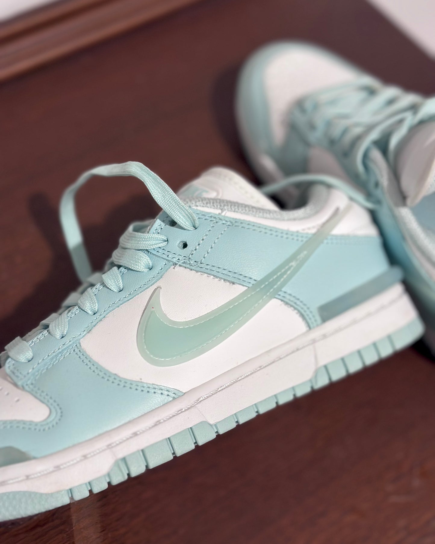 Nike Dunk Low Twist "Jade Ice" sneakers — Size 37.5