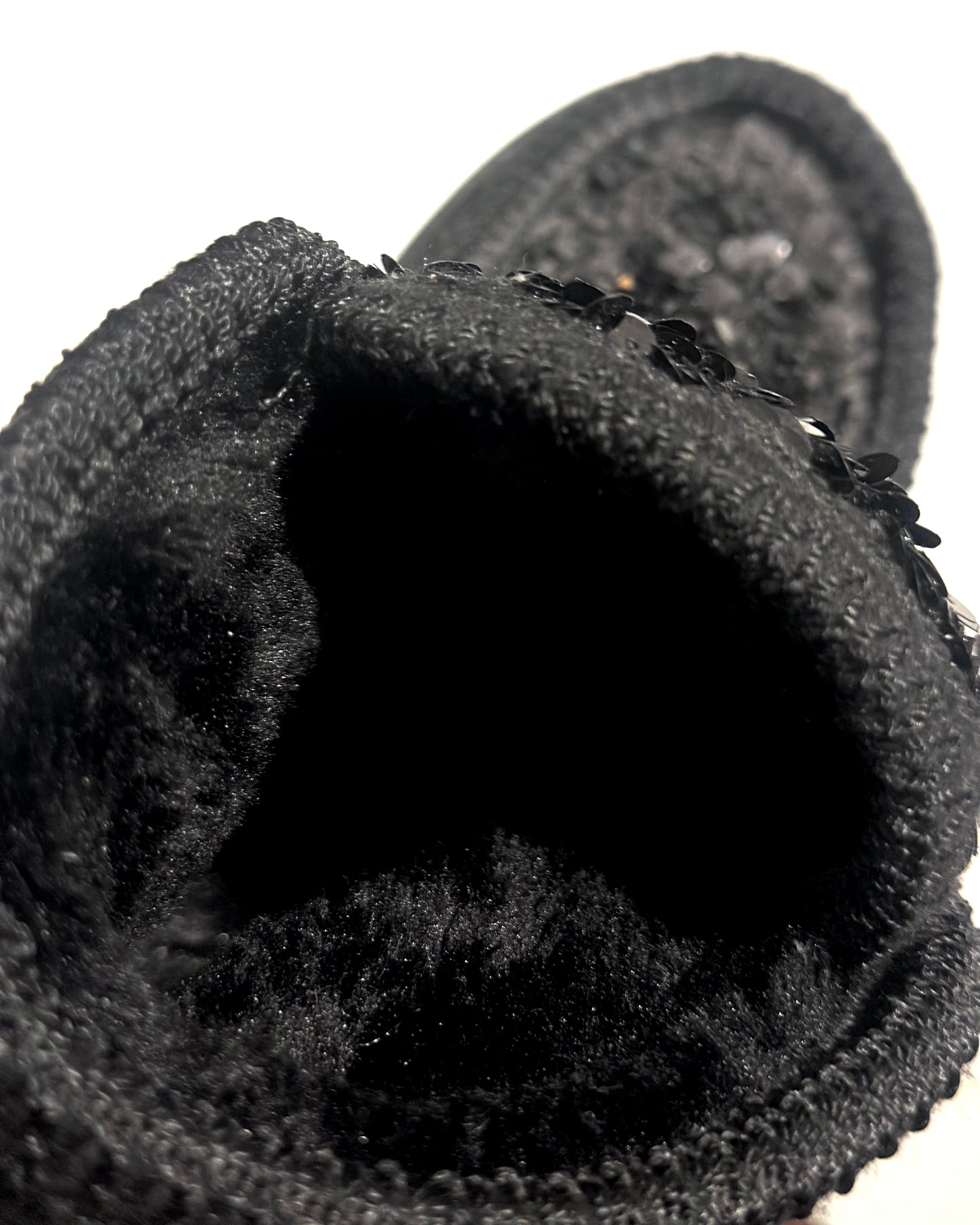 Gioseppo leather platform slip-on boots in black — Size 37