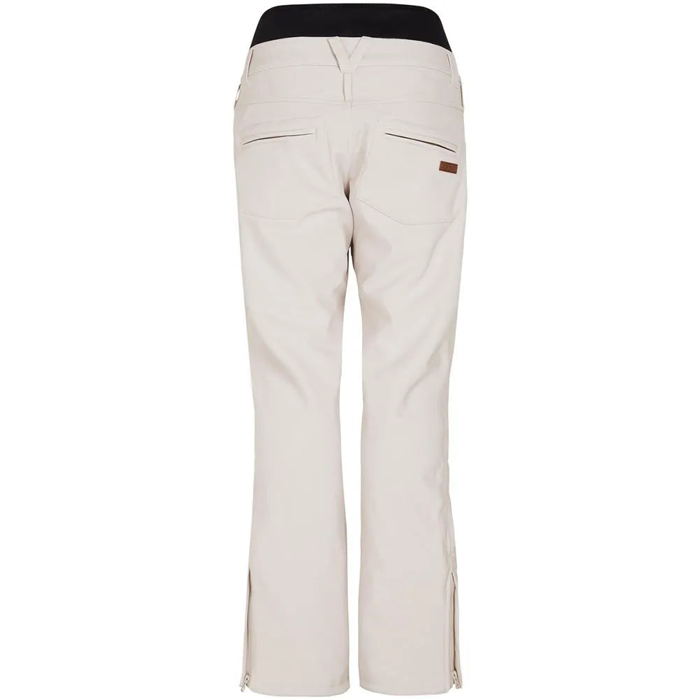 Protest Lullaby ski pants in beige/off-white